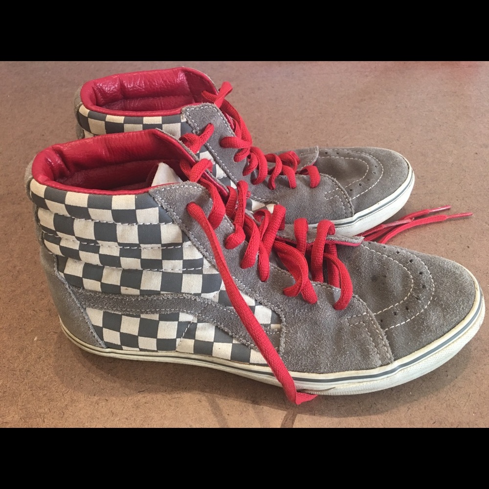 Vans Sk8-Hi Men's Checker High Tops